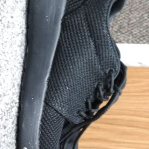 Black athletic shoes